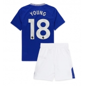 Maillot de football Réplique Everton Ashley Young #18 Domicile Enfant 2024-25 Manche Courte (+ Pantalon court)