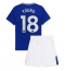 Maillot de football Réplique Everton Ashley Young #18 Domicile Enfant 2024-25 Manche Courte (+ Pantalon court)