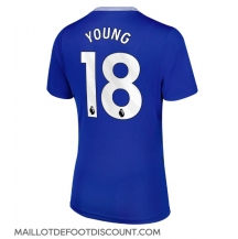 Maillot de football Réplique Everton Ashley Young #18 Domicile Femme 2024-25 Manche Courte