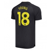 Maillot de football Réplique Everton Ashley Young #18 Extérieur 2024-25 Manche Courte