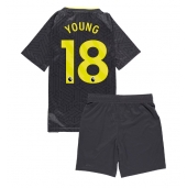 Maillot de football Réplique Everton Ashley Young #18 Extérieur Enfant 2024-25 Manche Courte (+ Pantalon court)