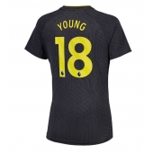 Maillot de football Réplique Everton Ashley Young #18 Extérieur Femme 2024-25 Manche Courte