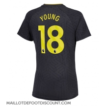 Maillot de football Réplique Everton Ashley Young #18 Extérieur Femme 2024-25 Manche Courte