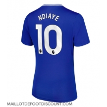 Maillot de football Réplique Everton Iliman Ndiaye #10 Domicile Femme 2024-25 Manche Courte