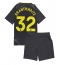 Maillot de football Réplique Everton Jarrad Branthwaite #32 Extérieur Enfant 2024-25 Manche Courte (+ Pantalon court)