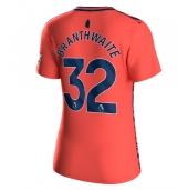 Maillot de football Réplique Everton Jarrad Branthwaite #32 Extérieur Femme 2023-24 Manche Courte