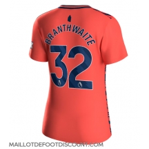 Maillot de football Réplique Everton Jarrad Branthwaite #32 Extérieur Femme 2023-24 Manche Courte