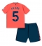 Maillot de football Réplique Everton Michael Keane #5 Extérieur Enfant 2023-24 Manche Courte (+ Pantalon court)