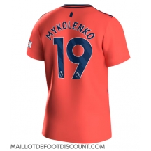 Maillot de football Réplique Everton Vitaliy Mykolenko #19 Extérieur 2023-24 Manche Courte