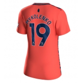 Maillot de football Réplique Everton Vitaliy Mykolenko #19 Extérieur Femme 2023-24 Manche Courte