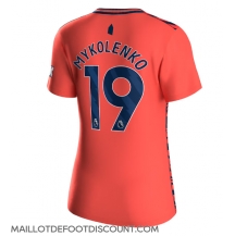 Maillot de football Réplique Everton Vitaliy Mykolenko #19 Extérieur Femme 2023-24 Manche Courte