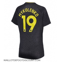 Maillot de football Réplique Everton Vitaliy Mykolenko #19 Extérieur Femme 2024-25 Manche Courte