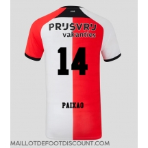 Maillot de football Réplique Feyenoord Igor Paixao #14 Domicile 2024-25 Manche Courte