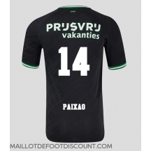 Maillot de football Réplique Feyenoord Igor Paixao #14 Extérieur 2024-25 Manche Courte