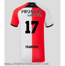 Maillot de football Réplique Feyenoord Luka Ivanusec #17 Domicile 2024-25 Manche Courte