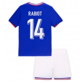 Maillot de football Réplique France Adrien Rabiot #14 Domicile Enfant Europe 2024 Manche Courte (+ Pantalon court)