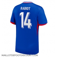 Maillot de football Réplique France Adrien Rabiot #14 Domicile Europe 2024 Manche Courte