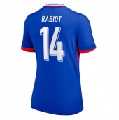 Maillot de football Réplique France Adrien Rabiot #14 Domicile Femme Europe 2024 Manche Courte