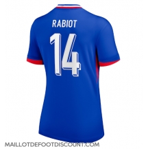 Maillot de football Réplique France Adrien Rabiot #14 Domicile Femme Europe 2024 Manche Courte