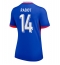 Maillot de football Réplique France Adrien Rabiot #14 Domicile Femme Europe 2024 Manche Courte