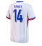 Maillot de football Réplique France Adrien Rabiot #14 Extérieur Europe 2024 Manche Courte