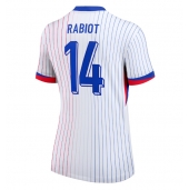 Maillot de football Réplique France Adrien Rabiot #14 Extérieur Femme Europe 2024 Manche Courte