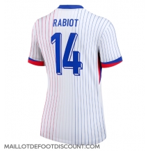 Maillot de football Réplique France Adrien Rabiot #14 Extérieur Femme Europe 2024 Manche Courte