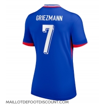 Maillot de football Réplique France Antoine Griezmann #7 Domicile Femme Europe 2024 Manche Courte