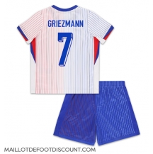 Maillot de football Réplique France Antoine Griezmann #7 Extérieur Enfant Europe 2024 Manche Courte (+ Pantalon court)