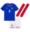 Maillot de football Réplique France Aurelien Tchouameni #8 Domicile Enfant Europe 2024 Manche Courte (+ Pantalon court)