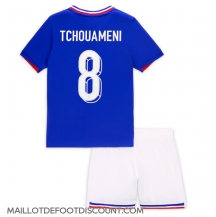 Maillot de football Réplique France Aurelien Tchouameni #8 Domicile Enfant Europe 2024 Manche Courte (+ Pantalon court)