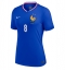 Maillot de football Réplique France Aurelien Tchouameni #8 Domicile Femme Europe 2024 Manche Courte