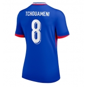 Maillot de football Réplique France Aurelien Tchouameni #8 Domicile Femme Europe 2024 Manche Courte