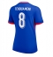 Maillot de football Réplique France Aurelien Tchouameni #8 Domicile Femme Europe 2024 Manche Courte