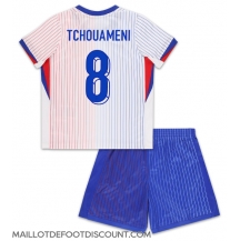 Maillot de football Réplique France Aurelien Tchouameni #8 Extérieur Enfant Europe 2024 Manche Courte (+ Pantalon court)