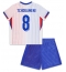 Maillot de football Réplique France Aurelien Tchouameni #8 Extérieur Enfant Europe 2024 Manche Courte (+ Pantalon court)