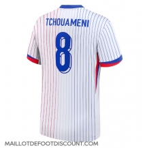 Maillot de football Réplique France Aurelien Tchouameni #8 Extérieur Europe 2024 Manche Courte