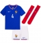 Maillot de football Réplique France Dayot Upamecano #4 Domicile Enfant Europe 2024 Manche Courte (+ Pantalon court)