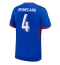 Maillot de football Réplique France Dayot Upamecano #4 Domicile Europe 2024 Manche Courte