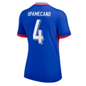 Maillot de football Réplique France Dayot Upamecano #4 Domicile Femme Europe 2024 Manche Courte