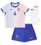 Maillot de football Réplique France Dayot Upamecano #4 Extérieur Enfant Europe 2024 Manche Courte (+ Pantalon court)