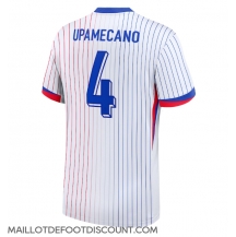 Maillot de football Réplique France Dayot Upamecano #4 Extérieur Europe 2024 Manche Courte