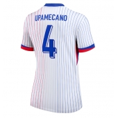 Maillot de football Réplique France Dayot Upamecano #4 Extérieur Femme Europe 2024 Manche Courte