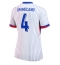 Maillot de football Réplique France Dayot Upamecano #4 Extérieur Femme Europe 2024 Manche Courte