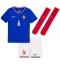 Maillot de football Réplique France Eduardo Camavinga #6 Domicile Enfant Europe 2024 Manche Courte (+ Pantalon court)