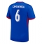 Maillot de football Réplique France Eduardo Camavinga #6 Domicile Europe 2024 Manche Courte