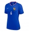 Maillot de football Réplique France Eduardo Camavinga #6 Domicile Femme Europe 2024 Manche Courte