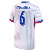 Maillot de football Réplique France Eduardo Camavinga #6 Extérieur Europe 2024 Manche Courte