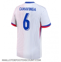 Maillot de football Réplique France Eduardo Camavinga #6 Extérieur Europe 2024 Manche Courte