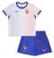 Maillot de football Réplique France Extérieur Enfant Europe 2024 Manche Courte (+ Pantalon court)